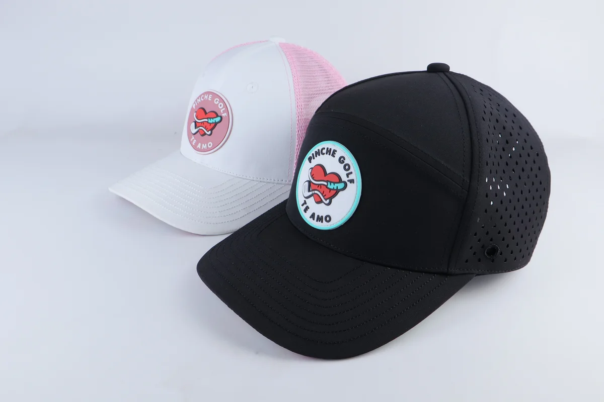 View 5 of a ventilated golf cap reference from the sample library