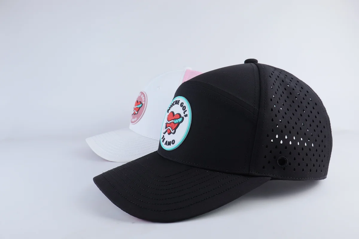 View 6 of a ventilated golf cap reference from the sample library